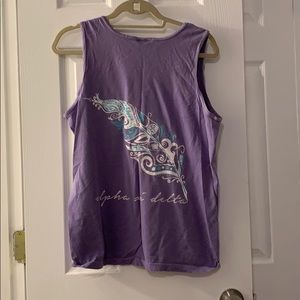 Alpha XI Delta sorority tank top AXID